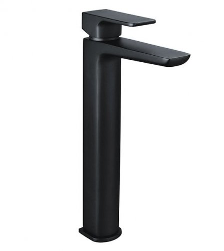 RAK Moon Black Tall Mono Basin Mixer Tap