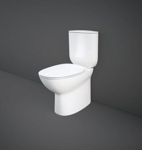 RAK Morning Comfort Height Rimless Close Coupled Back To Wall Toilet