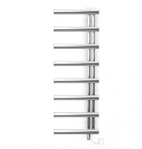 Bisque Chime Electric Right Hand Chrome 1450 x 500mm Towel Rail