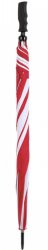 Golf Windproof Umbrella Large Sports Umbrella Red & White  Golfing Umbrella
