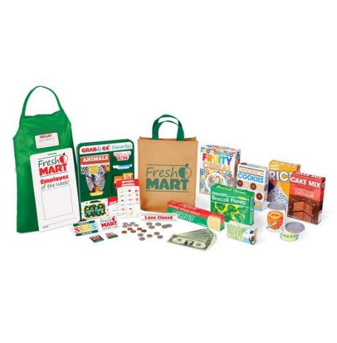 Melissa & Doug Fresh Mart Grocery Store Accessory Pretend Play Set