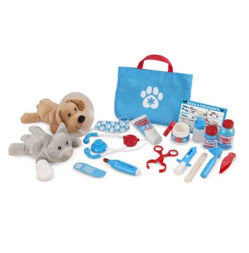 Melissa & Doug Pet Vet Play Set Examine & Treat