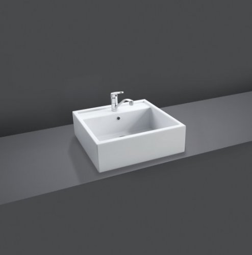 RAK Sit On Basins 46cm 1 Tap Hole Nova Sit On Basin