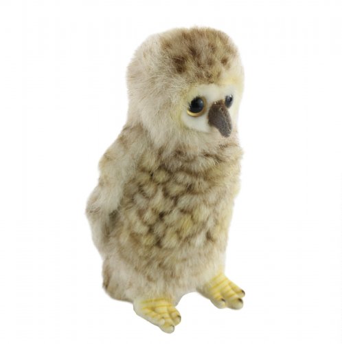 Soft Toy Bird of Prey, Screech Owl by Hansa (12cm) 5806