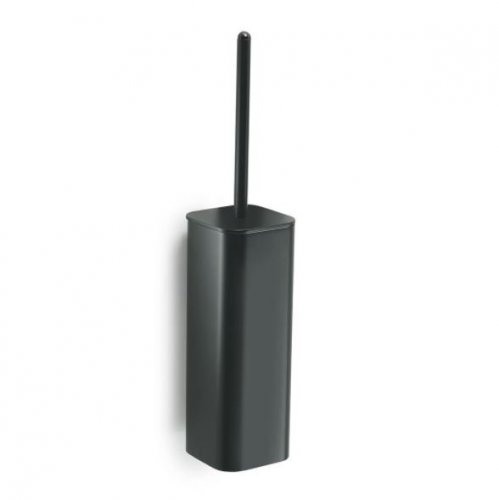 Origins Living Outline Toilet Brush & Holder Set Wall Mounted - Black