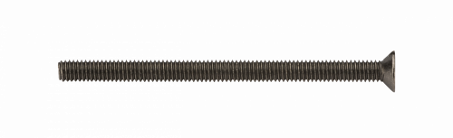 Knightsbridge M3.5 x 50mm Flat-Head countersunk electrical socket screw - Black Nickel/Gunmetal100pcs - (C-SCREW50BK)