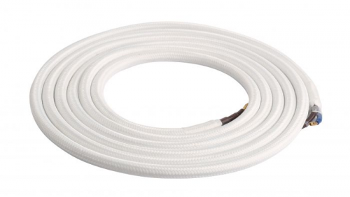 Girad Sudron Round textile cables 2 x 0.75 mm White - (GD1136)