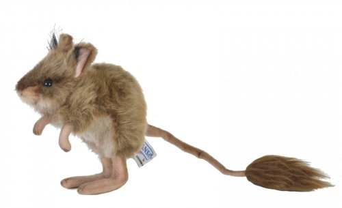 Soft Toy Mouse Long Tailed (Extinct 1901) by Hansa (13cmH.) 5131