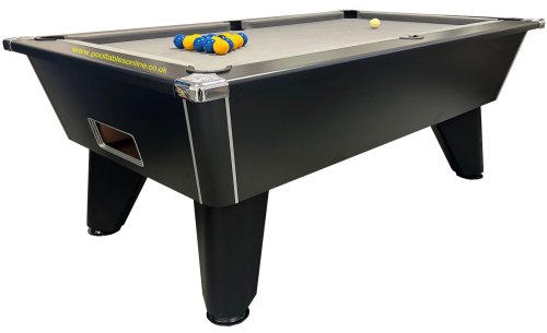 Sterling Slate Bed Pool Table in Black - 6ft or 7ft Sizes