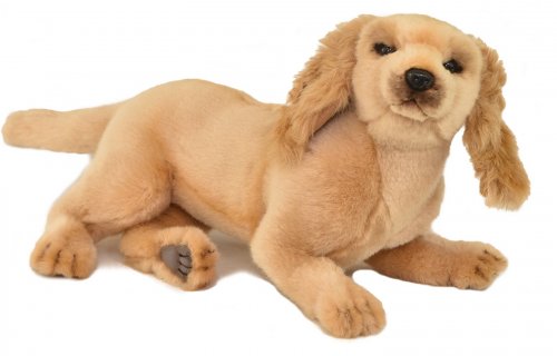 Soft Toy Dog, Cocker Spaniel by Hansa (46cm) 8201