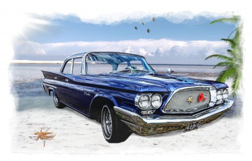 American Car Print | Poster Chrysler 300 - various sizes