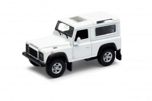 Welly Land Rover Defender White Diecast Scale Model Car Scale 1:38