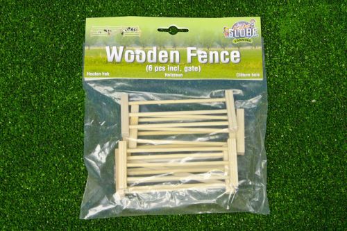 Wooden Fence & Gate Field Farm - Scale 1:32 - Kids Globe V050667