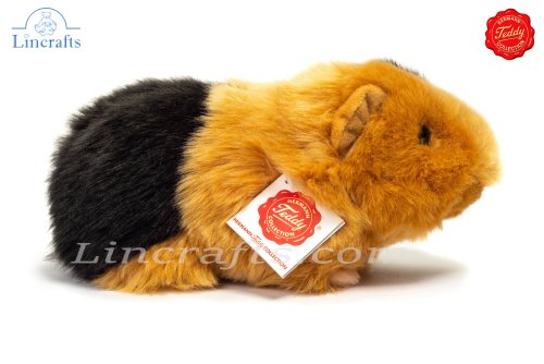 Plush Soft Toy Guinea Pig black & gold by Teddy Hermann (20 cm) 92660