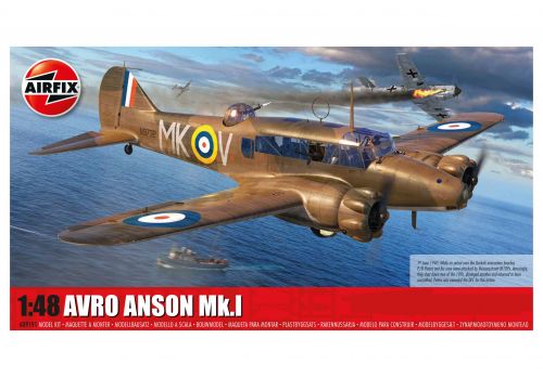 Avro Anson Mk.1 Aeroplane - Scale 1:48 Model Kit - Airfix - A09191 - 2022 Launch