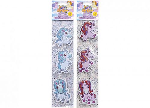 Unicorn Vanilla Car Air Freshener - 3 Pack - 2 Colours