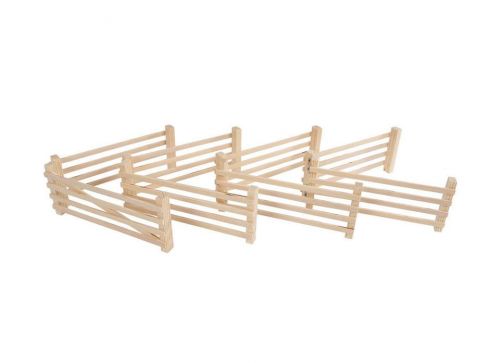 Wooden Fence & Gate Field Farm - Scale 1:24 - Kids Globe V050226