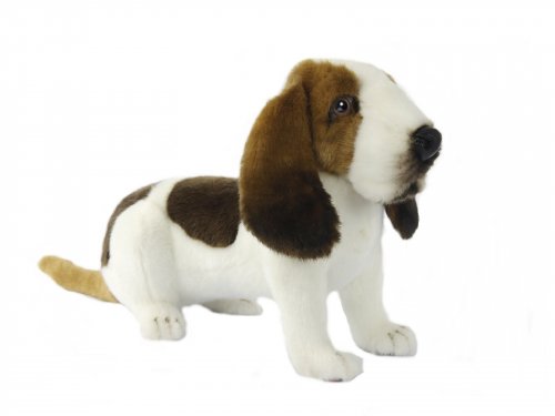 Soft Toy Basset Hound Dog by Hansa (32cm) 7463