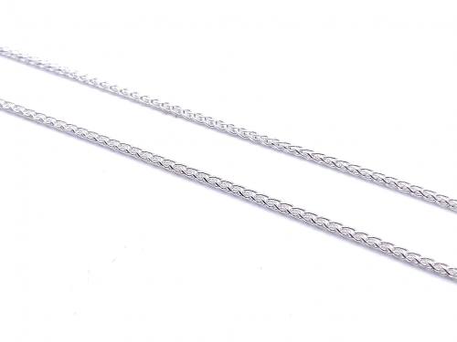 Silver Spiga Chain 20 inch