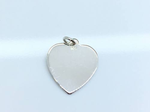 Silver Heart Pendant 18mm