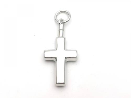 Silver Cross Ashes Locket