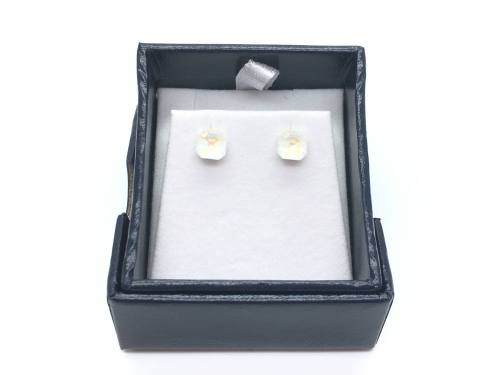 Byzantium Imperial Light Grey DeLite Stud Earrings