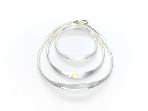 Silver Three Rings Pendant
