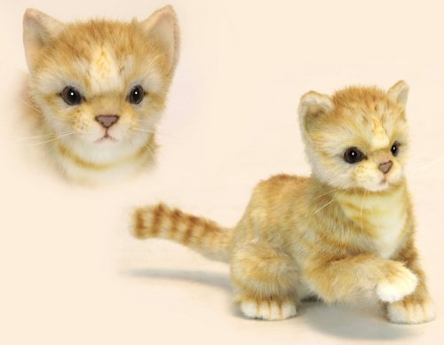 Soft Toy Cat, Ginger Kitten by Hansa (20cm) 6492