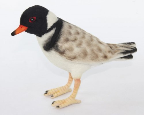 Soft Toy Bird, Hooded Plover by Hansa (20cm.L) 7888