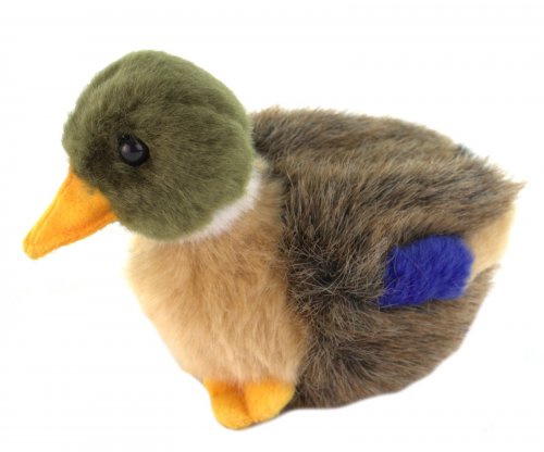 Soft Toy Water Bird, Mallard Duck by Hansa (11cm) 3570