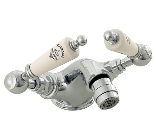 Silverdale Berkeley Monobloc Bidet Mixer with Pop-Up Waste - Chrome