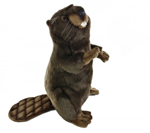 Soft Toy Beaver by Hansa (29cm) 3355
