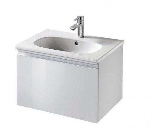 Ideal Standard Tesi Gloss Light Grey 60cm 1 Drawer Vanity Unit