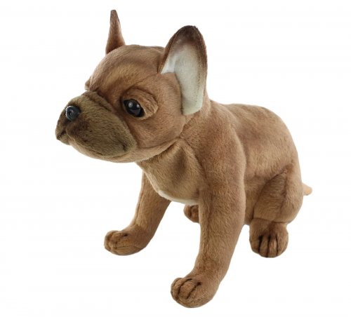 Soft Toy Dog, French Bulldog Sitting by Hansa (20cm.H) 6596