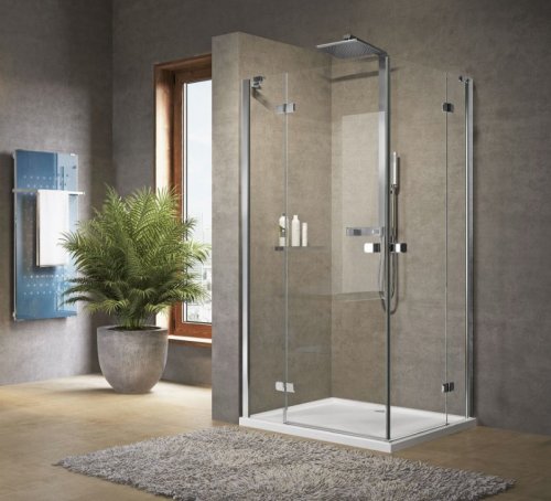 Novellini Brera A Corner Entry Hinged Shower Enclosure