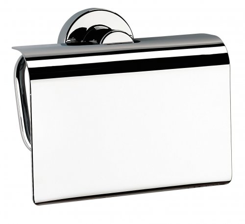 Origins Living Tecno Project Toilet Roll Holder with Flap - Chrome