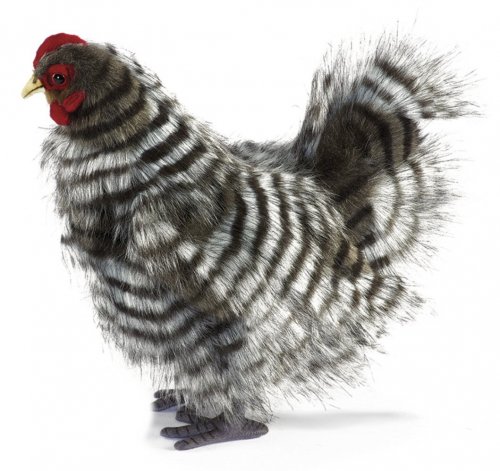 Soft Toy Bird, Japanese Chicken by Hansa (30cm) 6479