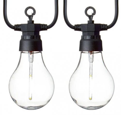 Premier Decorations 10 Outdoor Connectable Festoon Party Lights A60 Bulbs - White