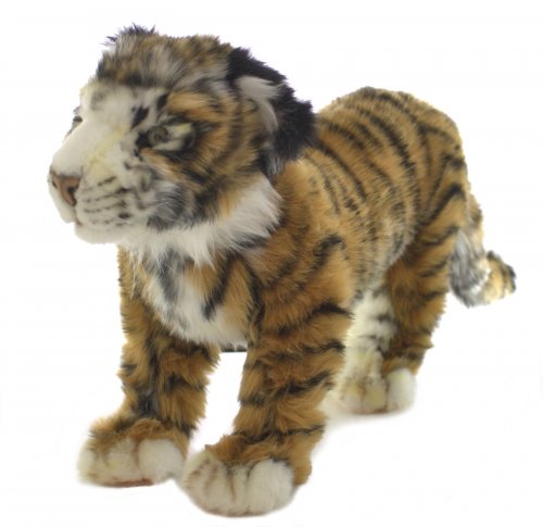 Soft Toy Tiger Wildcat Standing by Hansa (40cm) 7074