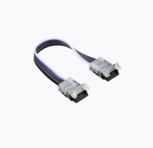 Knightsbridge 12V / 24V IP65 LED Flex Wire to Strip Connector - Single Colour - (LFCONIP2WS)