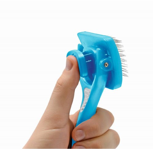 Ancol Ergo Self Cleaning Slicker Brush