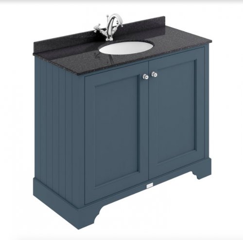 Bayswater Bathrooms Stiffkey Blue 1000mm 2-Door Basin Cabinet