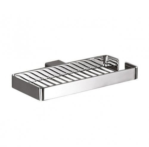 Origins Living Lounge Double Metal Soap Basket - Chrome