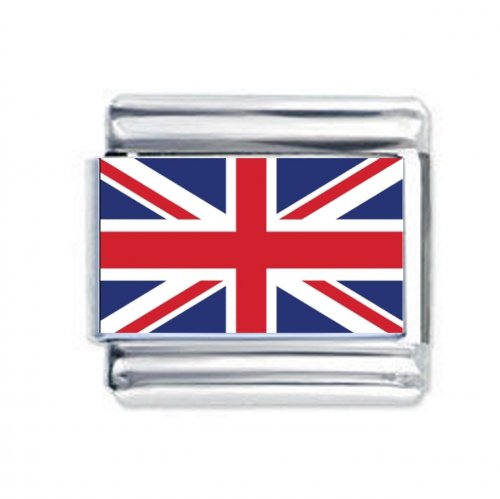 Colorev by Daisy Charm - UNION JACK For 9mm Italian Modular charm bracelets