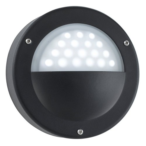 Searchlight Led Outdoor Wall Light Black - White Led