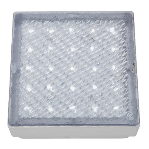 Searchlight Led Outdoor&Indoor Recessed Walkover Clear 15Cm Square White Led