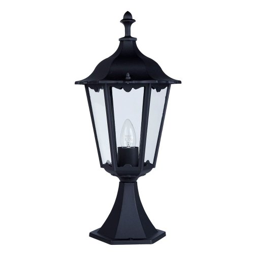 Searchlight Alex Outdoor Post Lamp Small Black Ht55