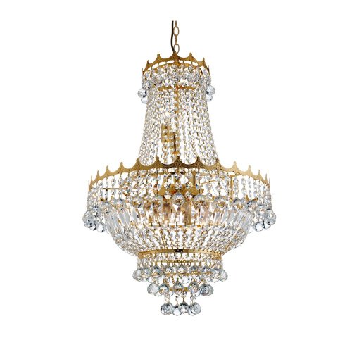 Searchlight Versailles  - 9Lt 52Cm Gp Crystal Chandelier