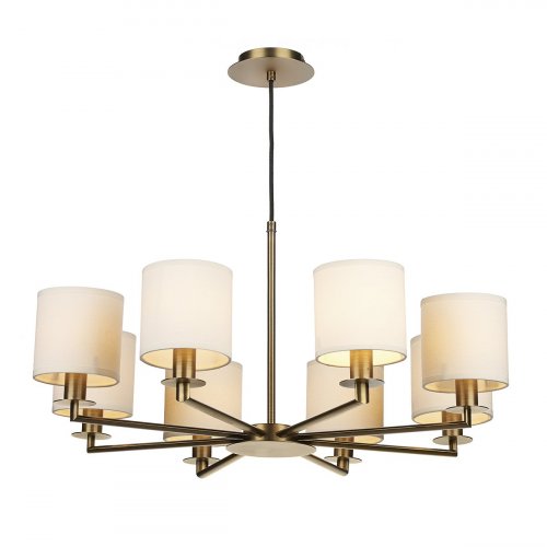 Dar Tyler 8 Light Dual Mount Pendant Bronze - Fitting Only