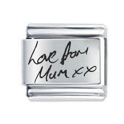 Handwriting Custom Made Italian Charm